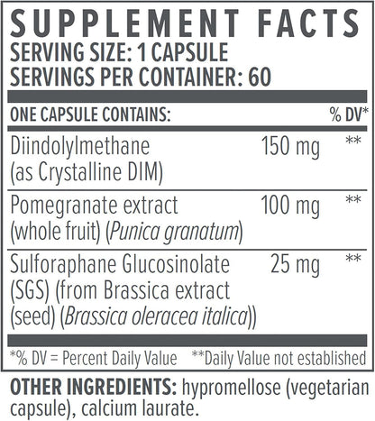 Biote Nutraceuticals DIM Formula | Hormone & Detox Support | 60 Capsules