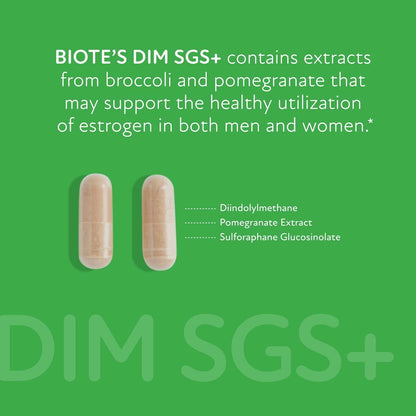 Biote Nutraceuticals DIM Formula | Hormone & Detox Support | 60 Capsules